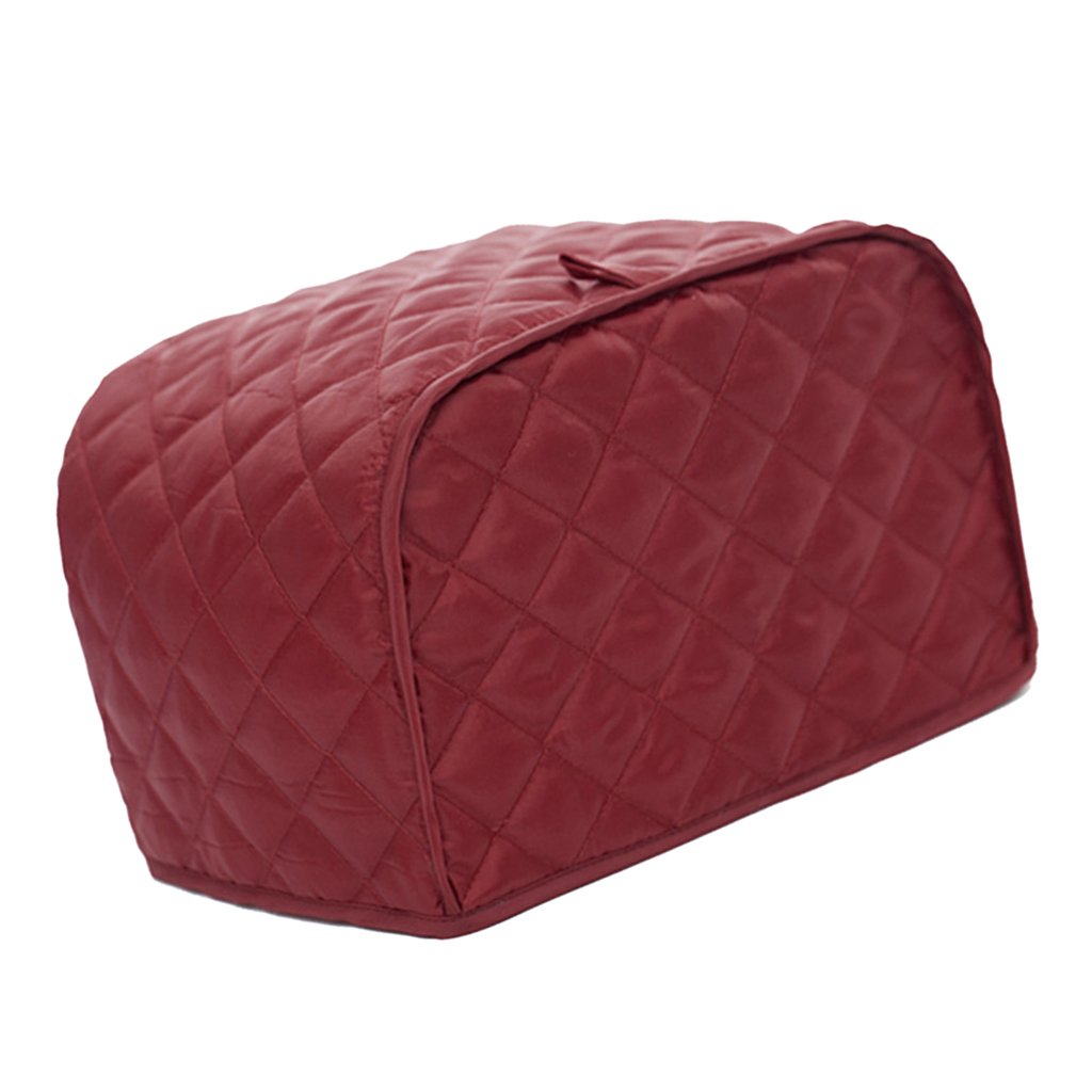 ELBME® Grid 45749 Slice Toaster Cover Bakeware Cover Dust-Proof Kitchen Tool 4 Colors - red, 4 Slice-image-33