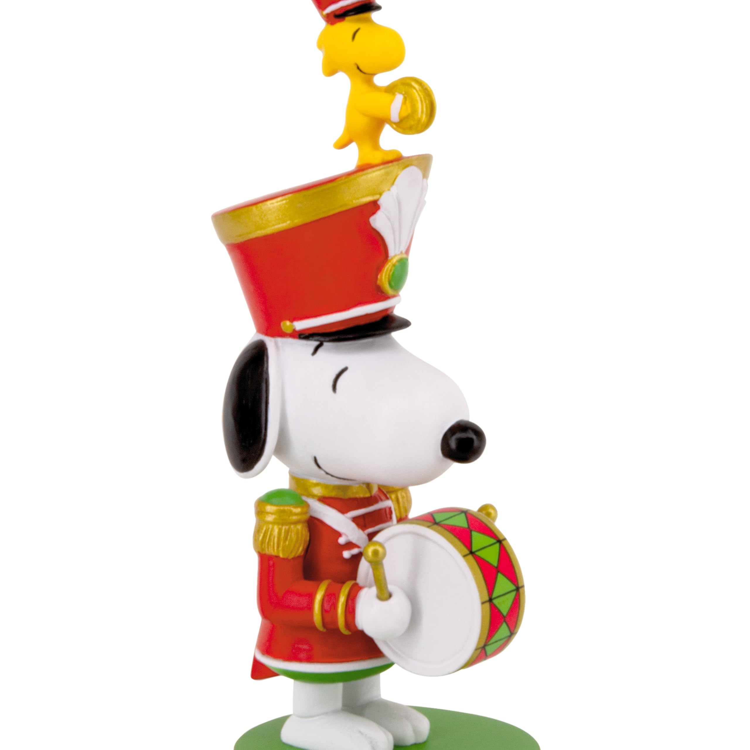 Hallmark Snoopy Adorno de Cascanueces, Decoración de Árbol, Peanuts, Coleccionable, Rojo, Blanco