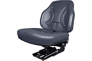TRAC SEATS Gray Suspension Seat for New Holland Tractors