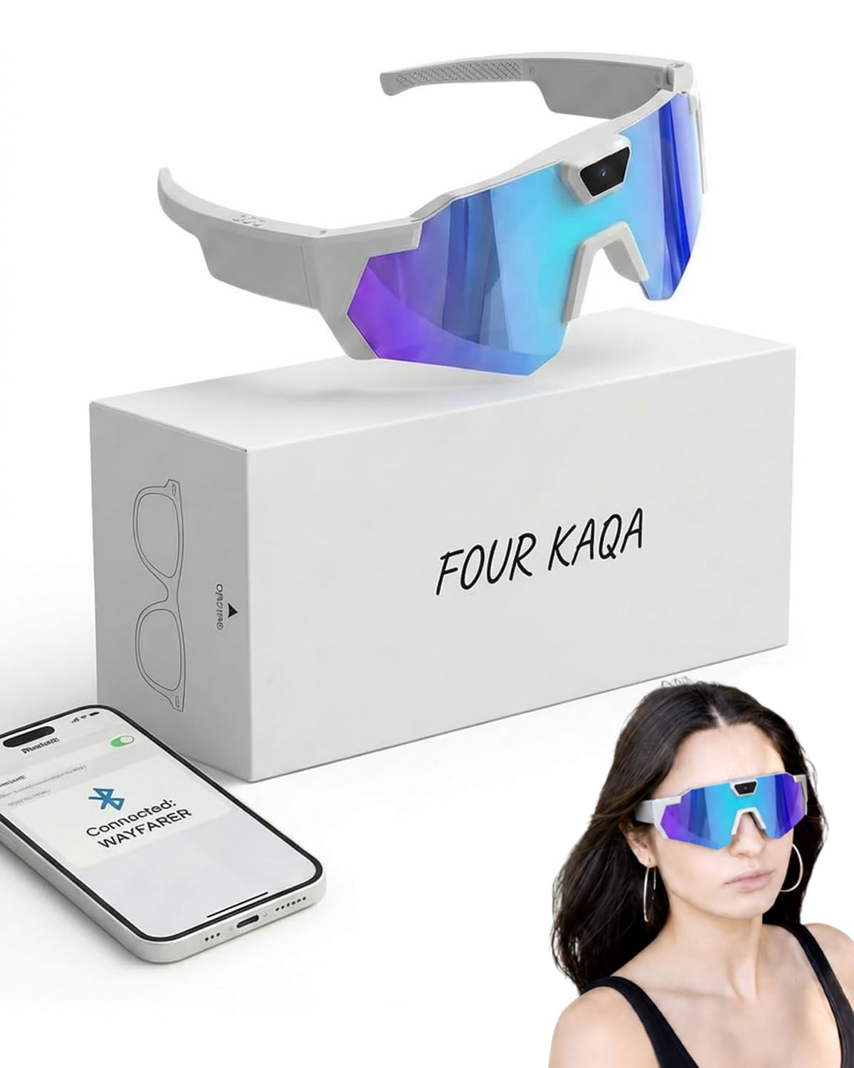 FOUR KAQA POV Glasses 4K