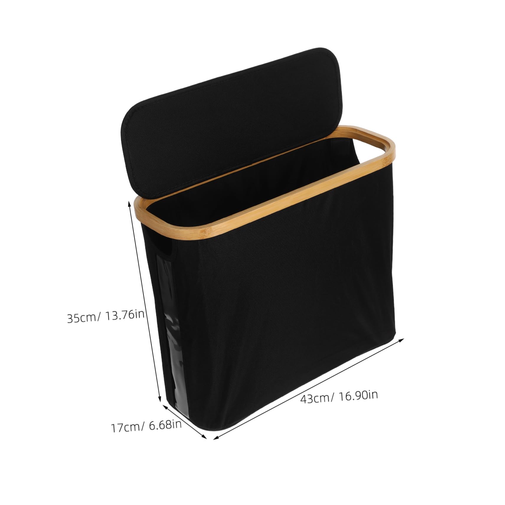 MUCKLILY Foldable Tissue Organizer with Lid for Bathroom Living and Efficient Design for Dust Protection