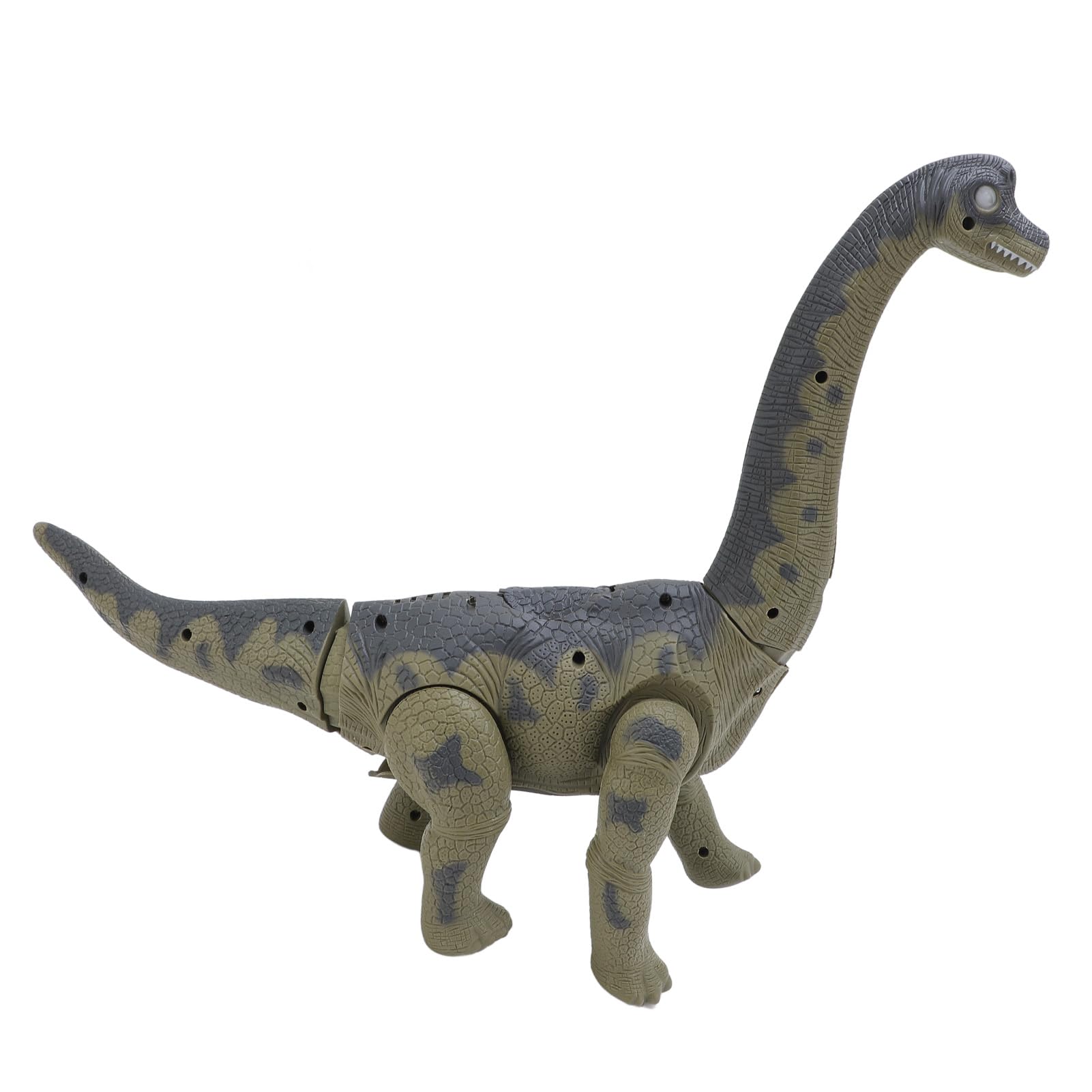 Topiky Electric Walking Dinosaur Toy with Sounds, Simulated Brachiosaurus Model for Kids, Educational STEM Toy with Lights, Interactive Walking & Egg Laying Fun