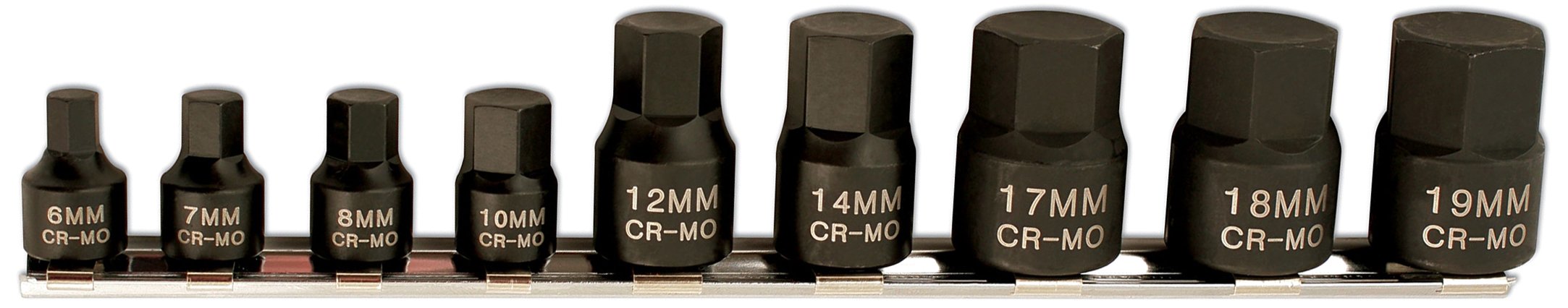 Laser 5665 Low Profile Hex Bit, Set of 9