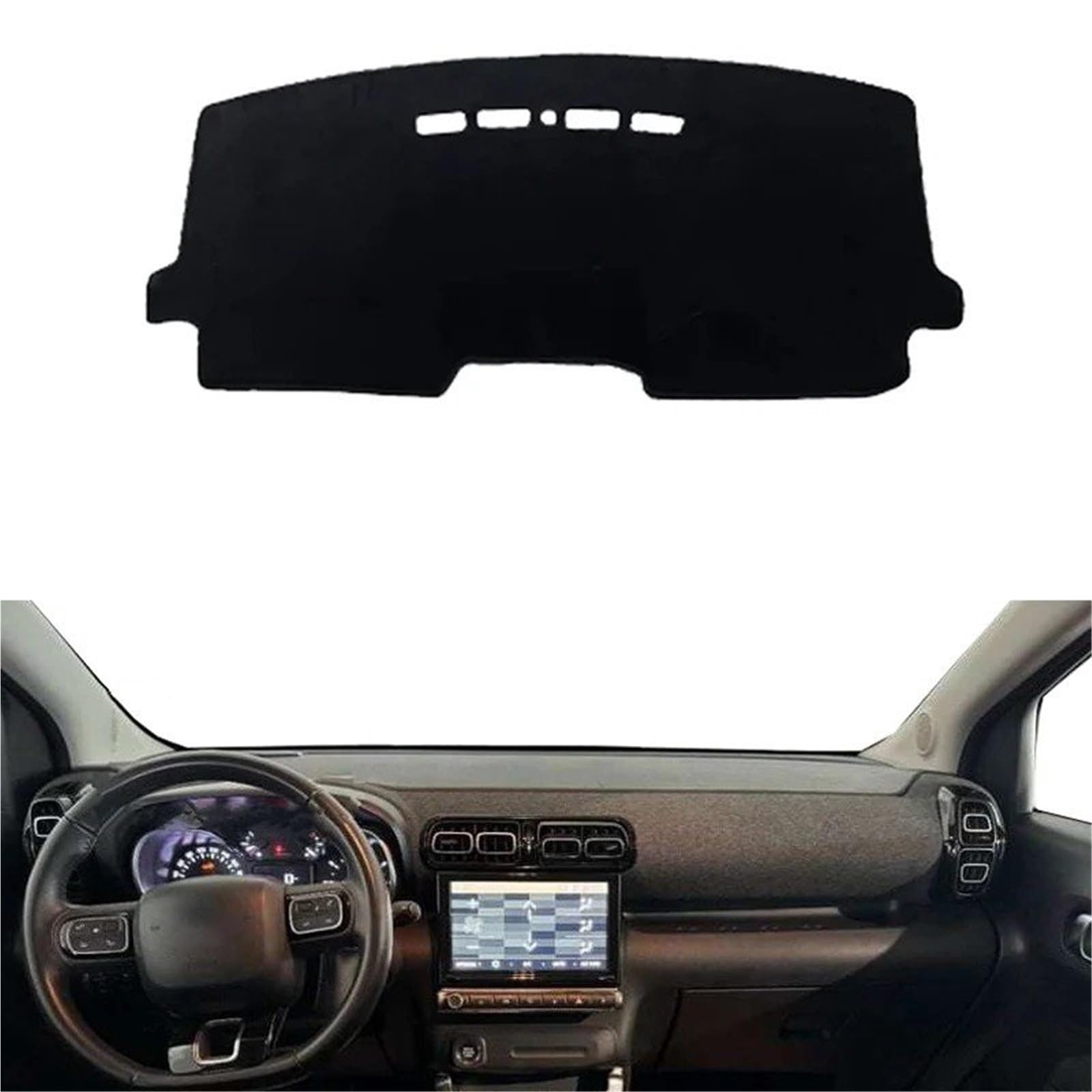 Tappetino Cruscotto Copertura Cruscotto Auto Tappetino Antiscivolo Tappetino Per Cruscotto Ombra Proteggi Tappeto X5M Tappeto Per Mantella Per B&MW X5 F15 2014 2015 2016 2017 2018 Senza HUD ( Color