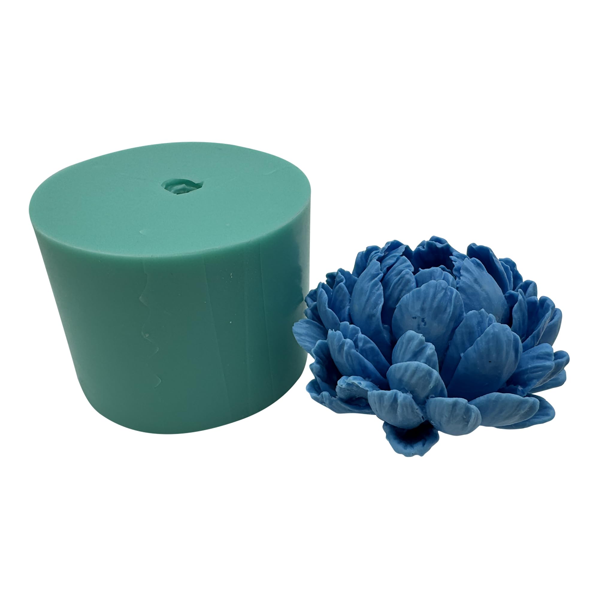 GreatMold - Molde de resina epoxi para jabón, diseño de rosas en 3D, para decoración de tartas, manualidades (3Dflower-03)