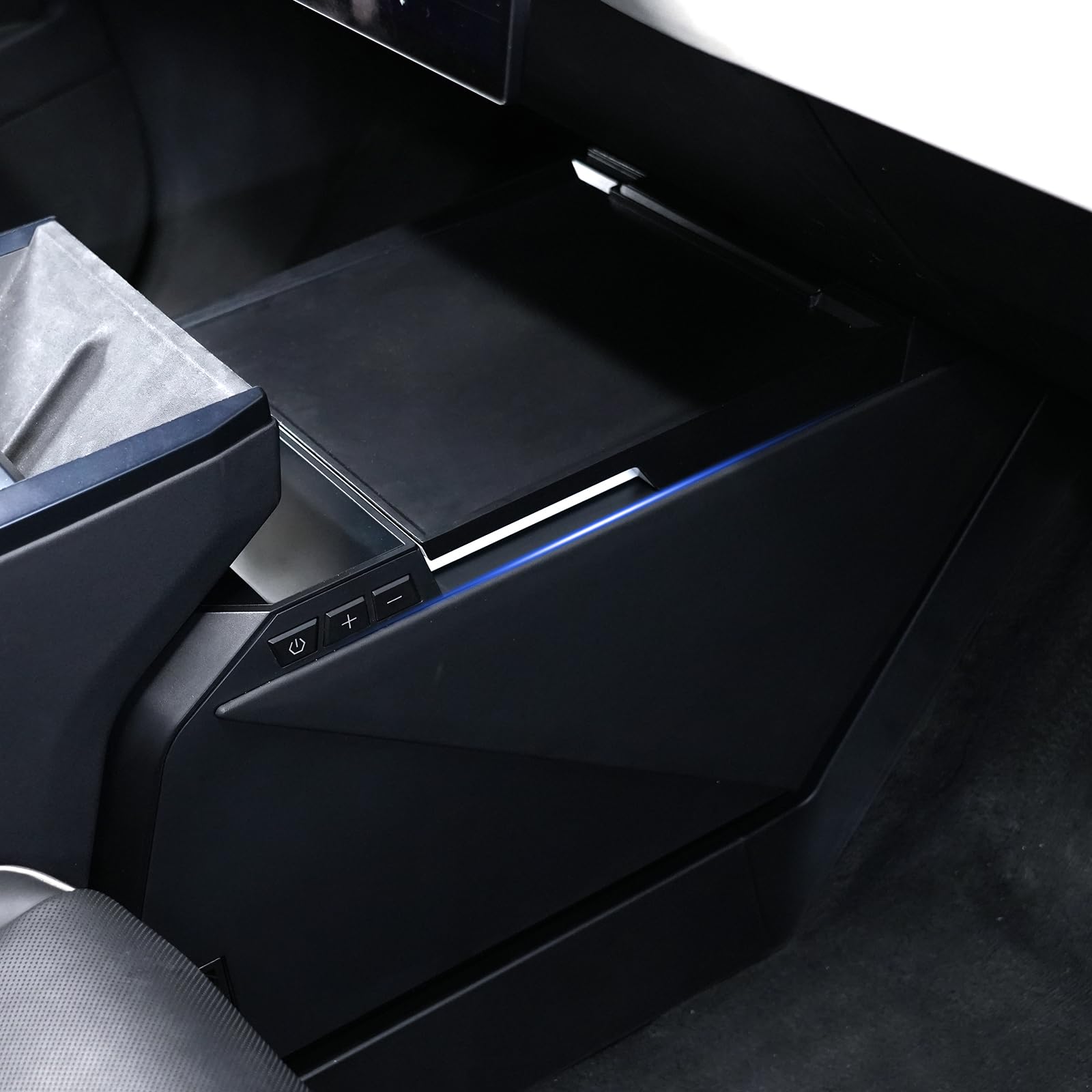 Tesla Cybertruck 18L Consolle Centrale Frigorifero Compressore Raffreddamento -6 ℃ ~ 20 ℃ Regolabile, Cybertruck Frigorifero Esterno, Campeggio, Viaggi Cooler per Tesla