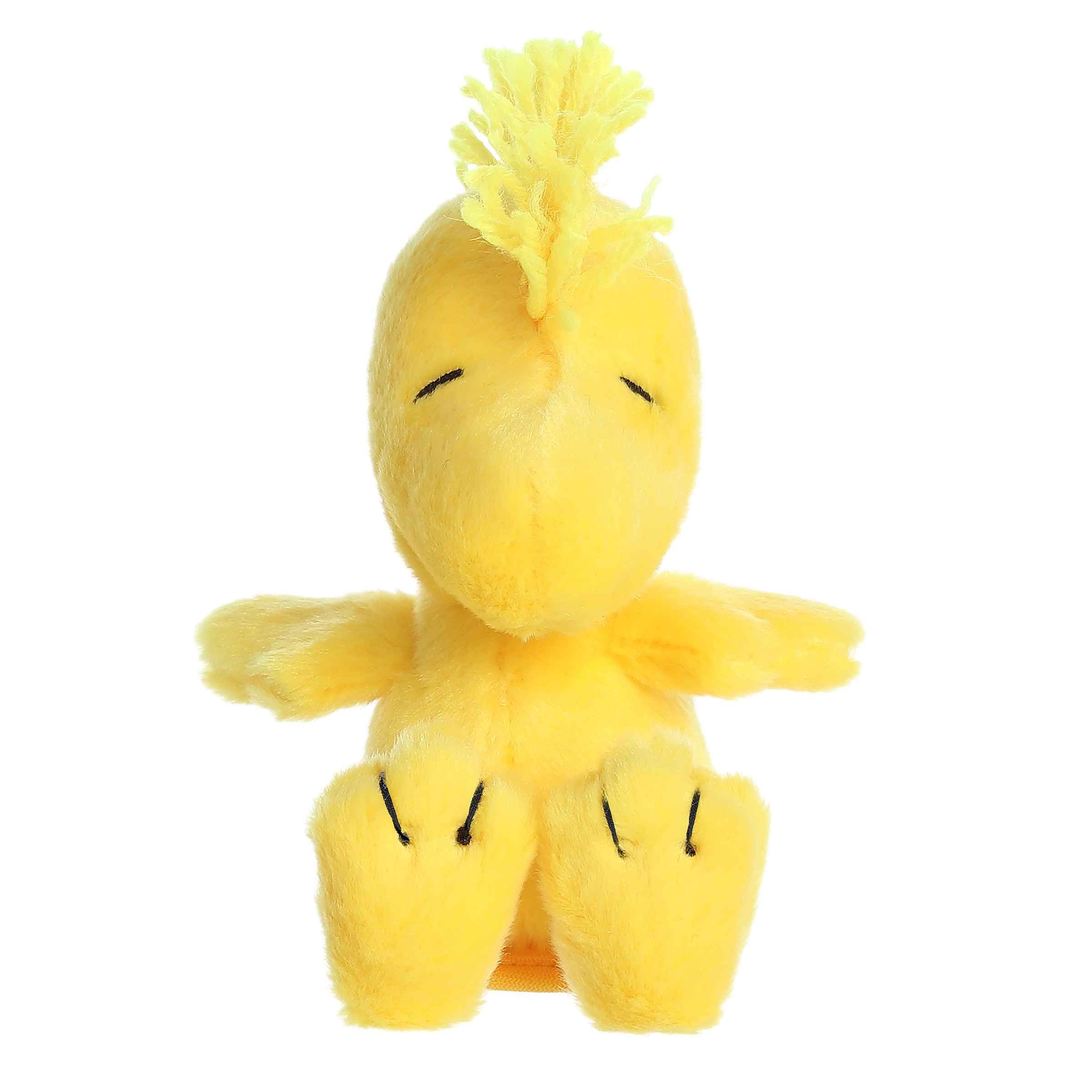 Aurora Timeless Peanuts Shoulderkins Woodstock Stuffed Animal - Classic Characters - Lasting Memories - Yellow 5 Inches