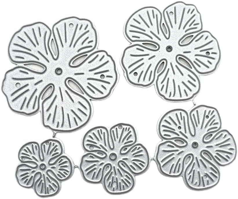 Cutting Die Embossing Stencil Flowers 3D Metal Cutting