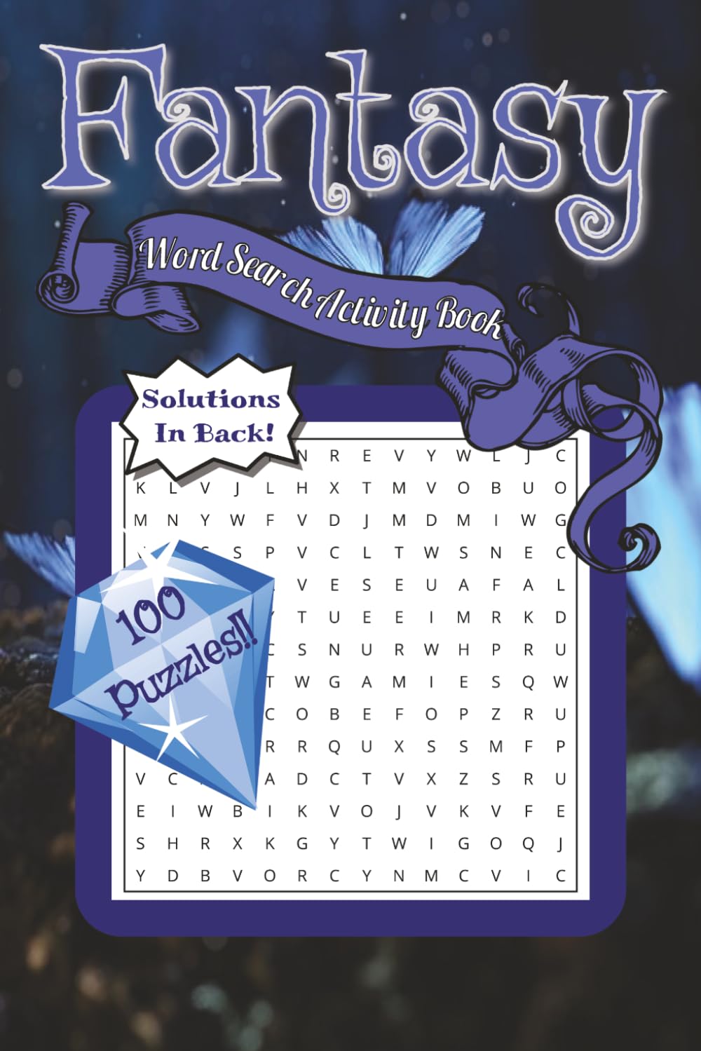Fantasy Word Search Puzzle: Over 1800 Fantasy-Themed Word Searches! 6x9 Book, 150 pages!