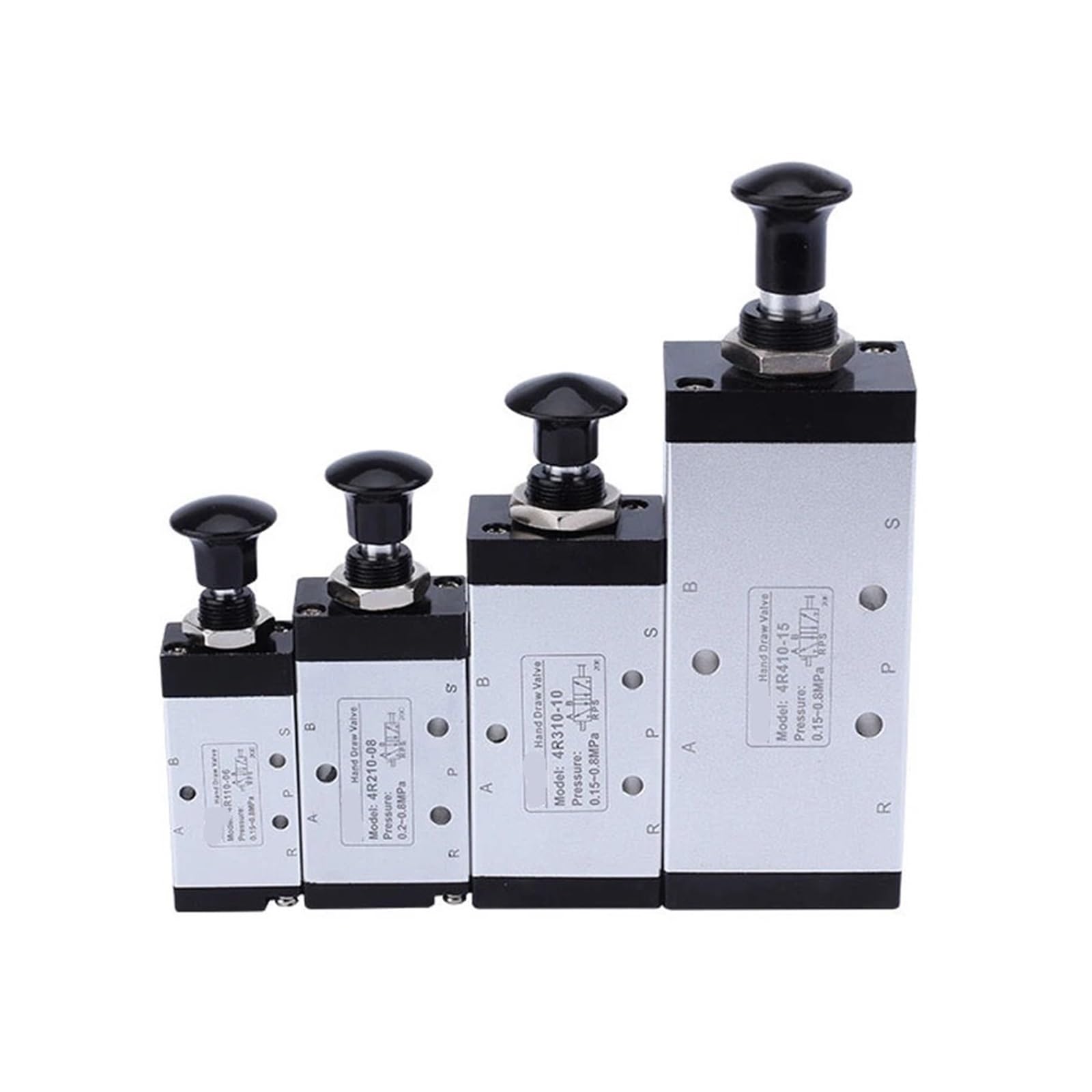 RCGKNNMUZ 1pcs 3R210-08 1/4" 2 Position 3 Port Air Manual Valves Pneumatic Control Valve.