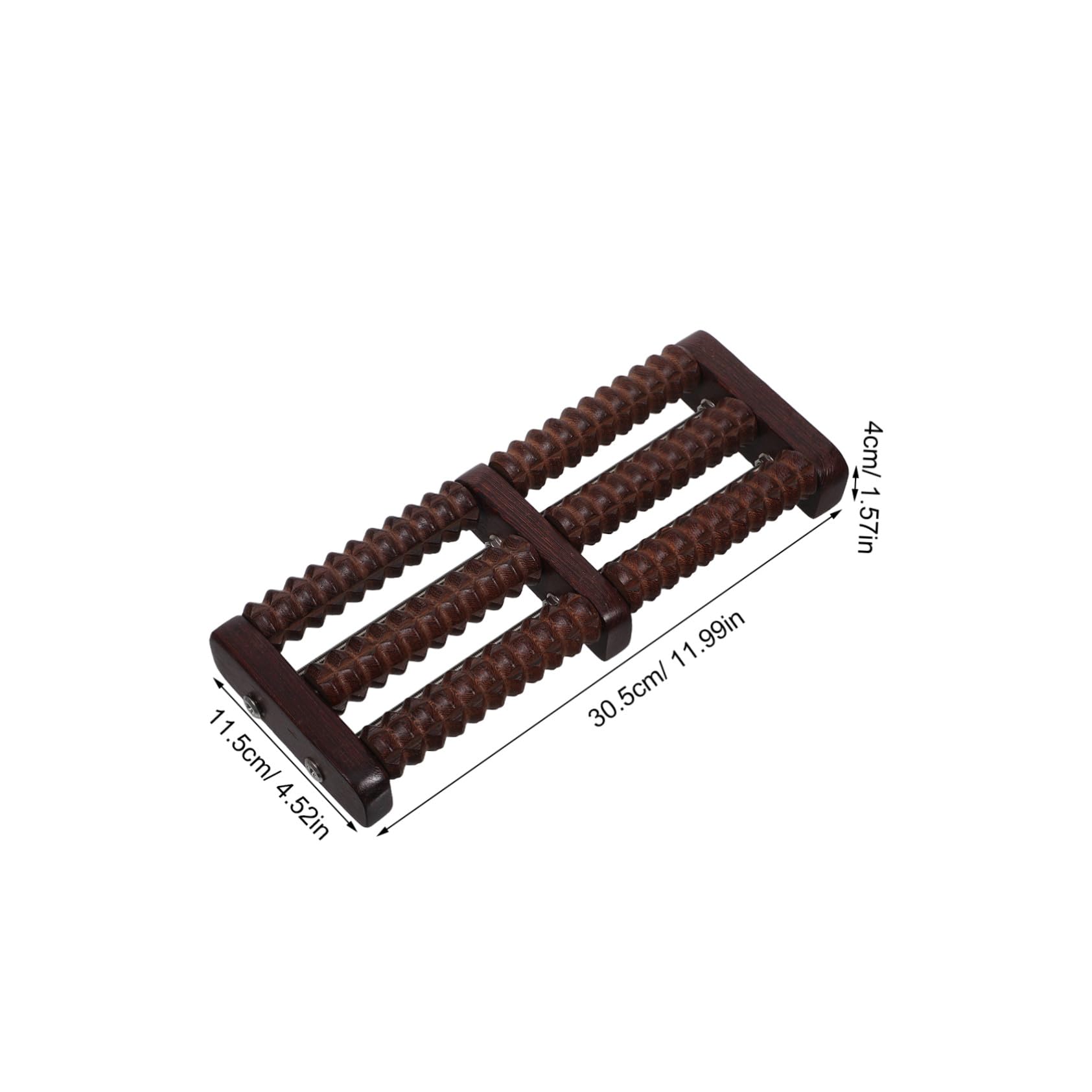 Rodillo de Masaje de Pies de Madera para Relajación y Alivio Muscular Portátil y Silencioso Masajeador Manual bajo Escritorio para Pies y Pantorrillas Herramienta de Acupresión