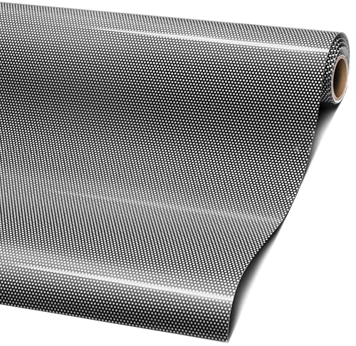 Image of VViViD Perforated Black One Way Vinyl Window Tinting Sheets - Adhesive Tint for Windows, Cars, Homes & Offices (1.49ft x 4.5ft)