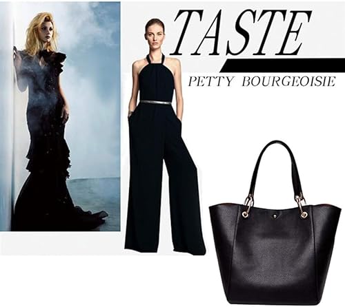 Miniatura 2 de Bolso de trabajo de diseño de gran capacidad, bolso de hombro de cuero genuino para mujer, caja de regalo