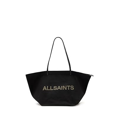 AllSaints Serafina Canvas Tote Handbags Black, Canvas/Cotton