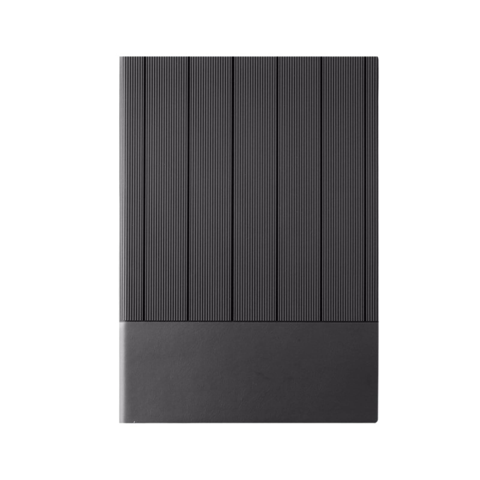 Cahier Bloc-Notes Cahier À Rayures, Couverture Souple, Pages Intérieures Épaisses, Idéal for Les Études Matériel de Dessin(Black)