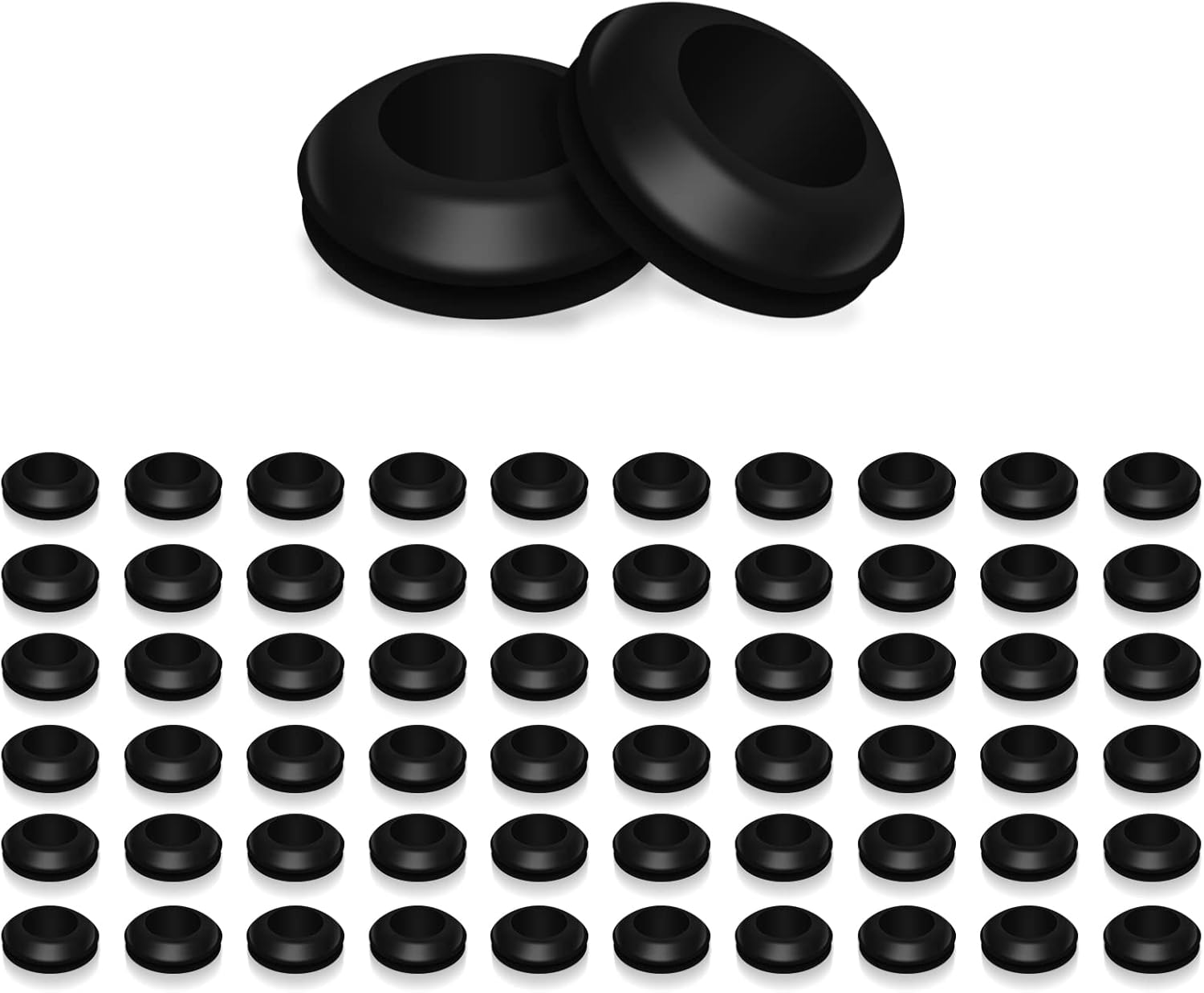 60 Pcs Airlock Grommet, Airlocks for Fermenting Silicone