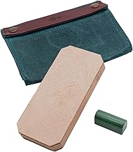 UJack(ユージャック) 携帯 レザーストロップ NOMAD EDGE ノマドエッジ コンパクト 革砥 長さ15cm x 幅7cm ナイフ 研ぎ ストロッピング レザー パドルストロップ
