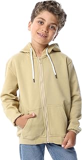 Andora boys Hooded Long Sleeves Plain Side Pockets Sweatshirt (pack of 1)