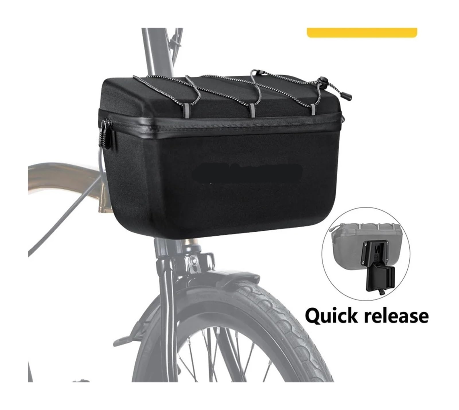Borsa for bicicletta pieghevole multifunzionale da 1 pezzo da 5 litri | Trasporta oggetti for gli spostamenti quotidiani e i viaggi brevi in ​​bicicletta pieghevole.(BAG846-5L)