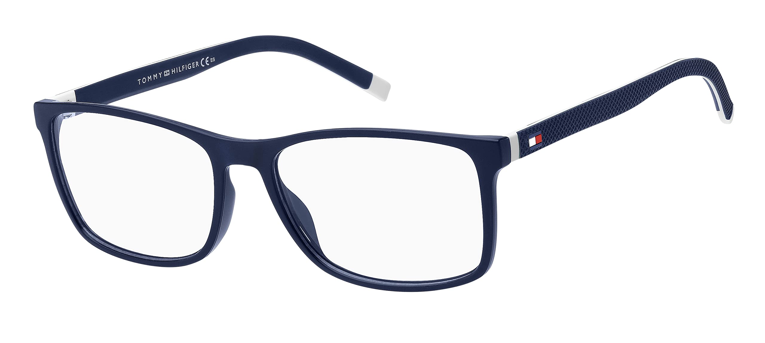 Tommy Hilfiger TH 1785 Okulary, Matte Blue White, 55 męskie, Matte Blue White, 55