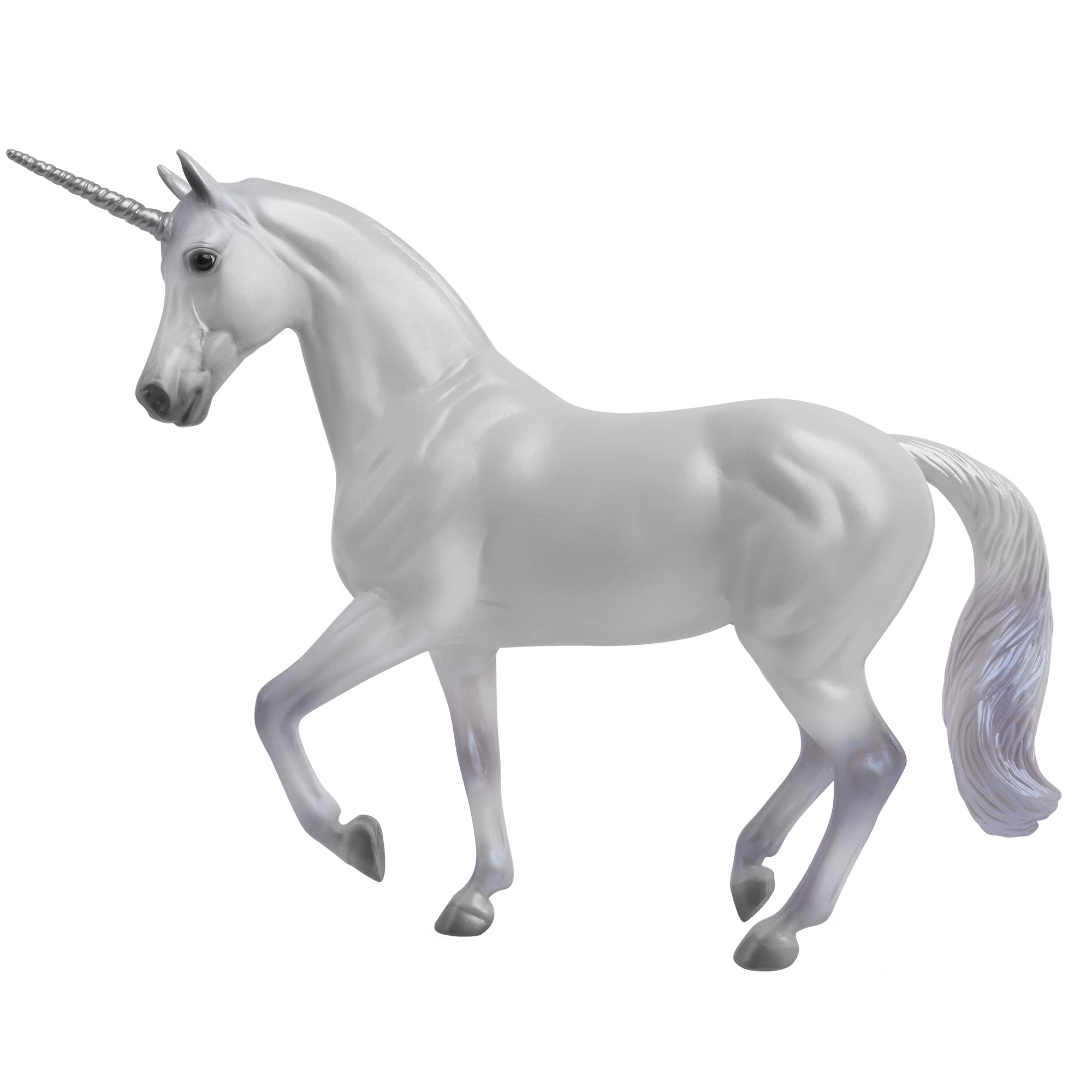 Bandai Breyer Freedom Series Lysander Unicorn Horse Model, 15cm 1:12 Scale Lysander Unicorn Horse Toy, Hand Painted Breyer Horse Toys Collectable Figures Make Great Horse Gifts For Girls And Boys