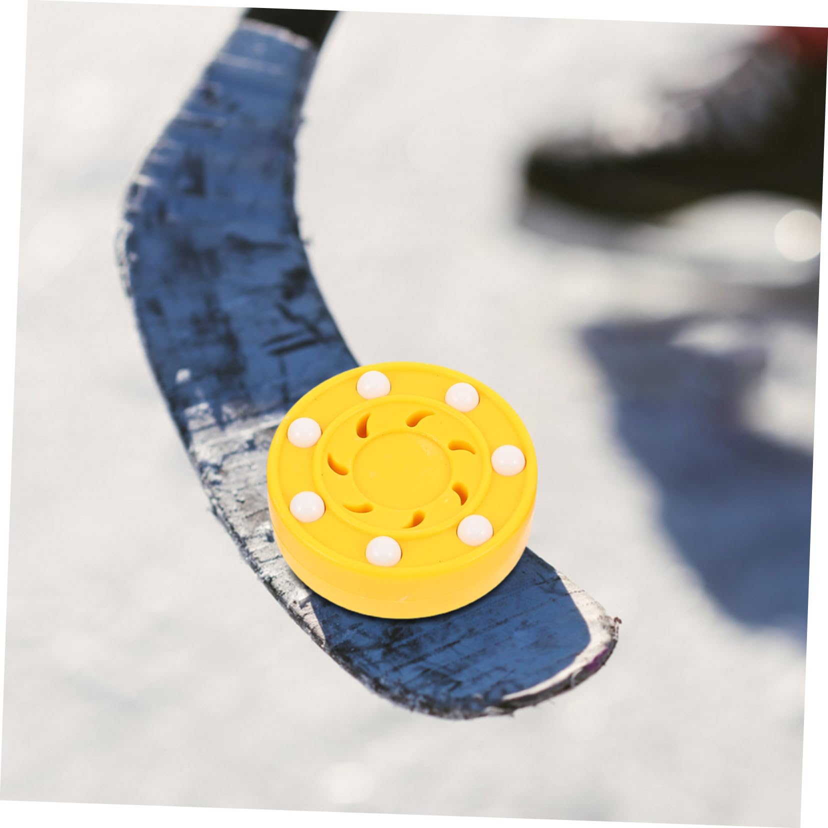 SUPVOX Dischi da Hockey su Pavimento 3 Pezzi in ABS con Peso Realistico per Allenamento Sportivo Indoor, Controllo Senza Sforzo, Adatti a Principianti e Ragazzo Ragazza