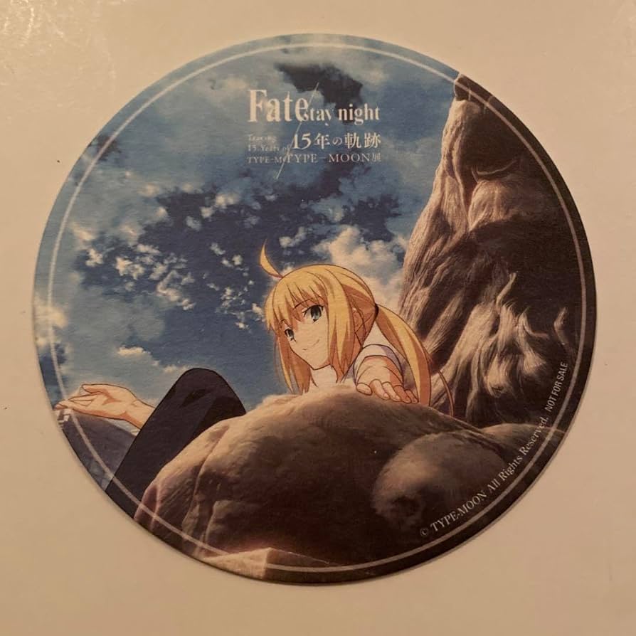 Fate TYPE-MOON展 コースター セイバー Amazon.co.jp: typenmoon展 fate 15年軌跡 コースター セイバー