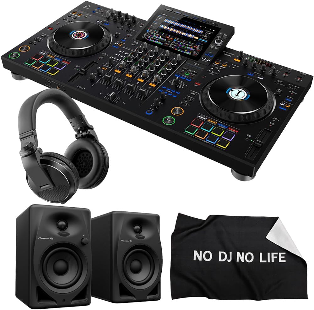 Amazon AlphaTheta オールインワンDJシステム XDJAZ + ヘッドホン HDJX5K + スピーカー DM