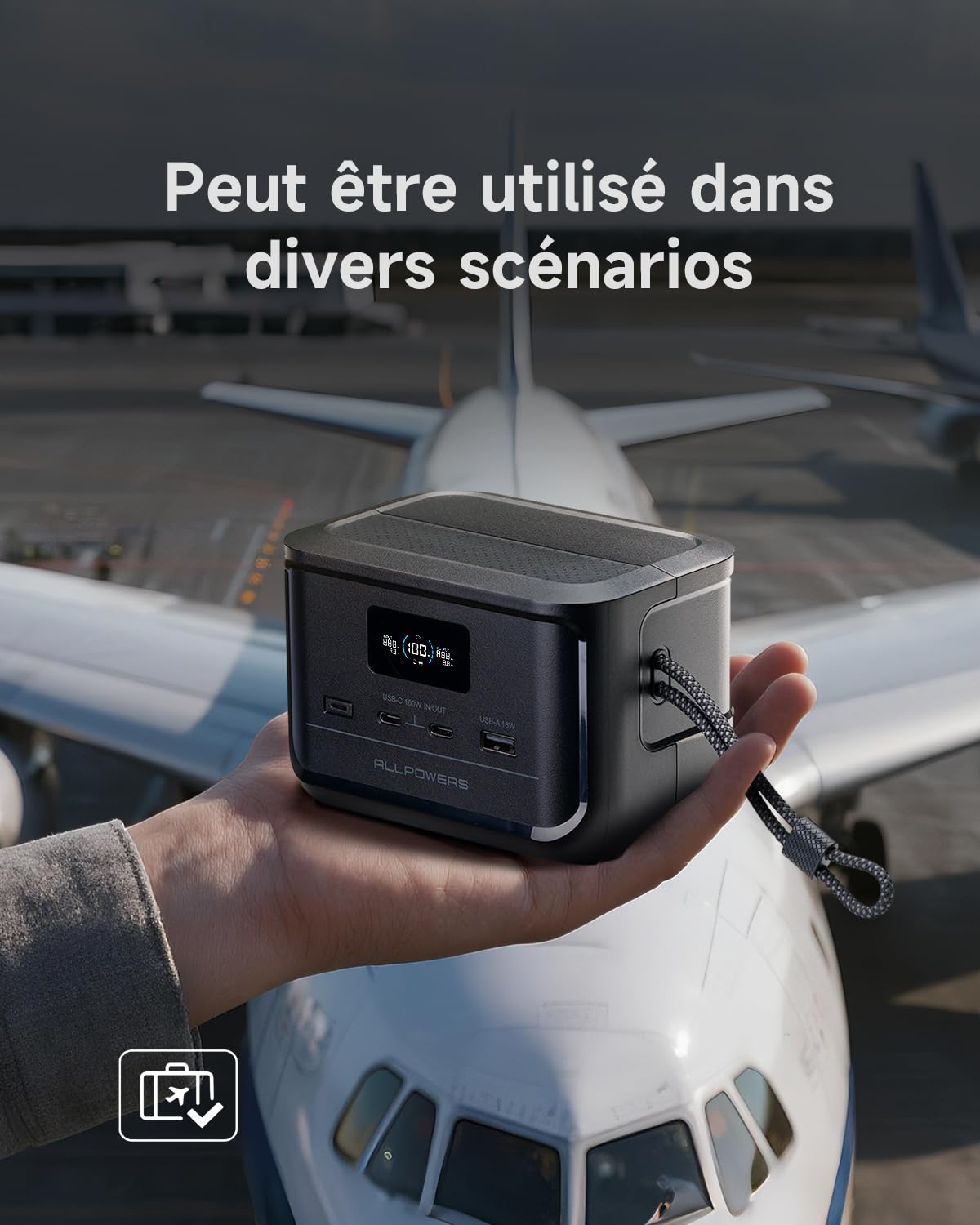 ALLPOWERS SOLAX P100 station électrique portable 99.2Wh/31000 mAh