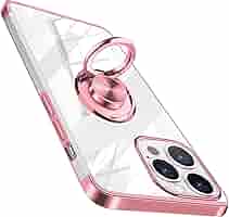 iPhone13ProMaxリング付き シリコン ペールピンク iPhone13ProMaxリング付き シリコン ペールピンク