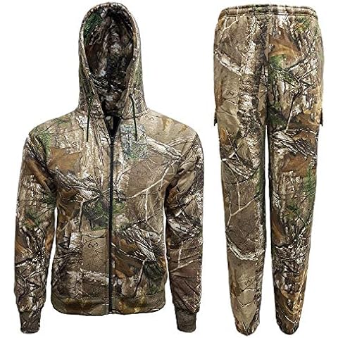 Men's Camouflage Tracksuit Set with Hoodie Cover