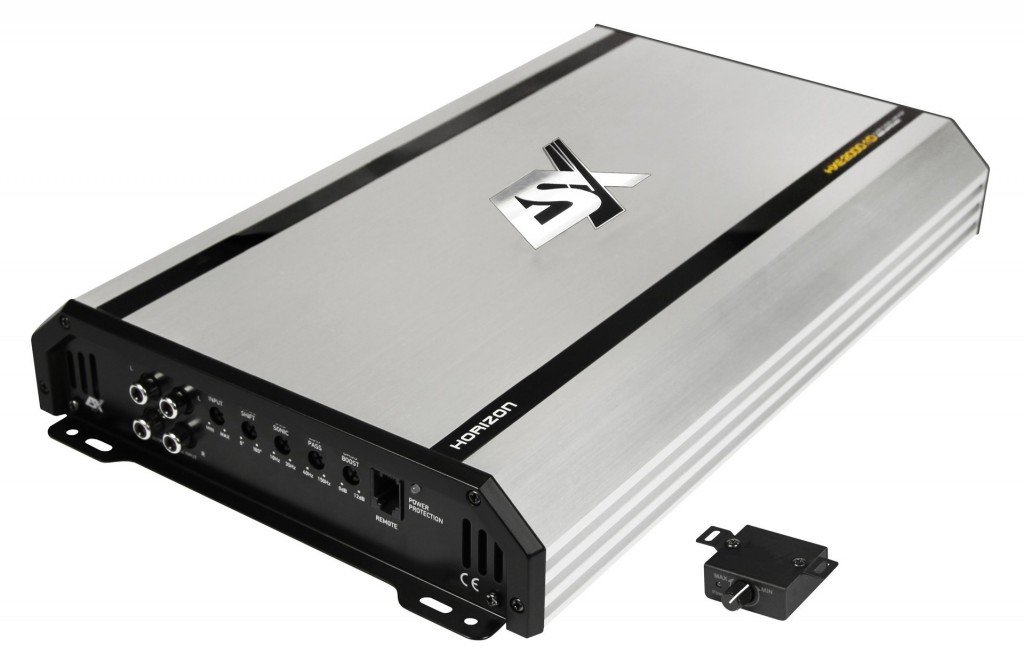 ESX HXE2000.1D Horizon - Digitaler Monoblock mit Bass-Pegelfernbedienung