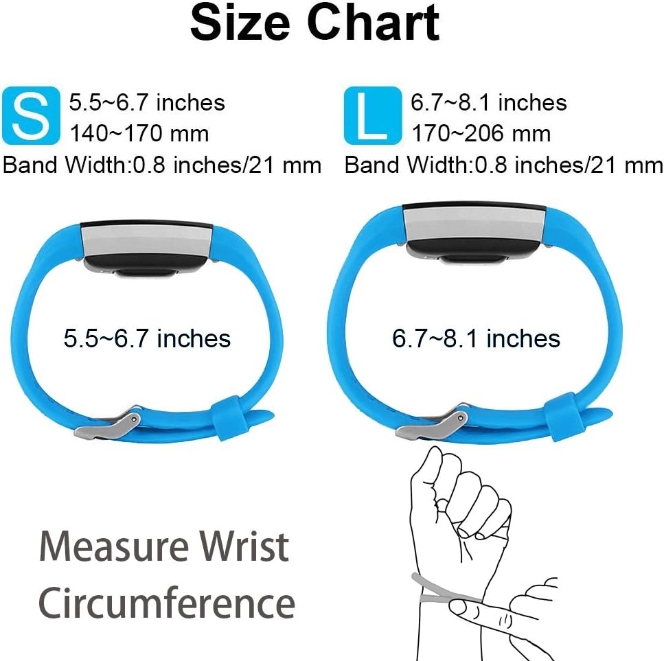 نوارهای جایگزینی POY سازگار برای Fitbit Charge 2، Classic