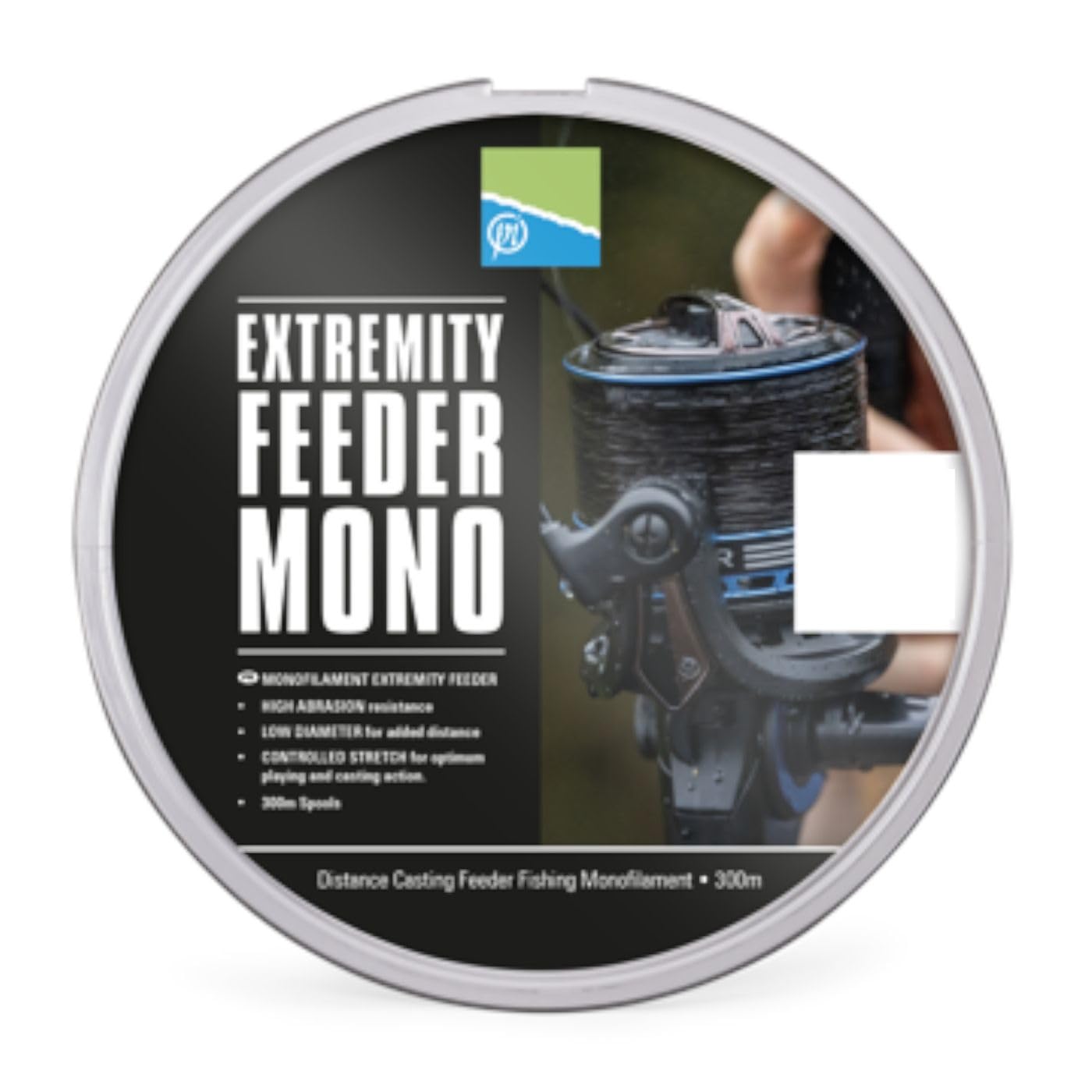 Preston Innovations Extremity Feeder Mono 4lb 0.18mm 300m | Feeder Fishing Line | Distance Casting | Low Diameter | Controlled Stretch | Abrasion Resistant | 300m Spools | Code P0270043