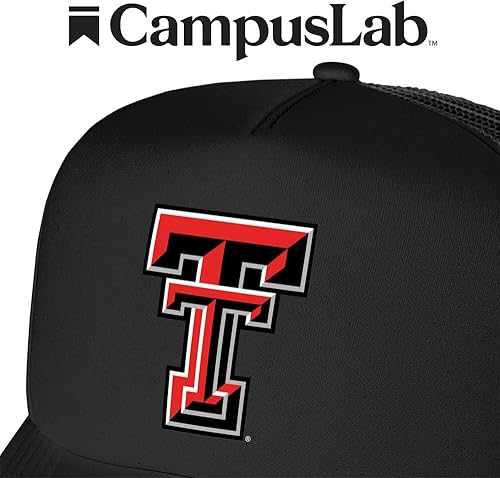 Miniatura 4 de Campus Lab Gorra de camionero oficial con logotipo primario colegiado de Mega Foam Snapback - Unisex para hombre y mujer