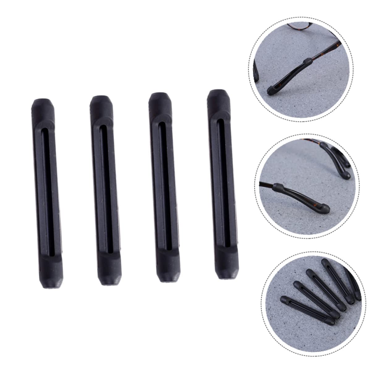 Fundas Antideslizantes para Patillas de Gafas Cubierta Flexible y Duradera para Actividades para Uso Diario