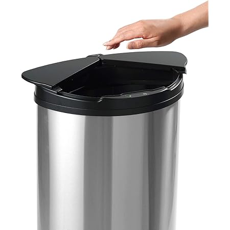 Amazon センサー式 ゴミ箱 Dietz ディーツ 自動開閉センサーゴミ箱 スライド式 自動 自動センサー 自動ゴミ箱 ダストボックス 47l 45lゴミ袋対応 ブラック Dietz フタ付きゴミ箱