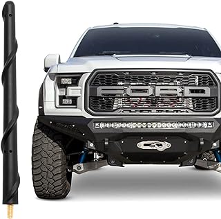 BASIKER Short Antenna for Ford F150 2009-2023, Ford F150 Accessories, 7 Inch Truck Car Ford F150 F250 F350 Antenna Replacement for AM FM Reception