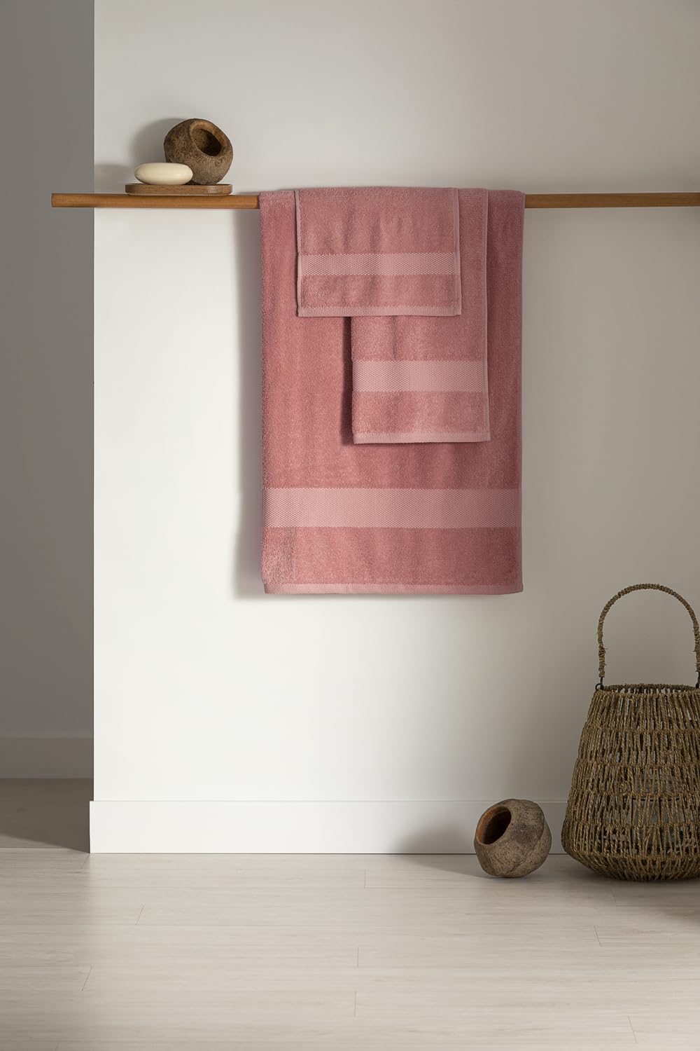 Set 6 Toalla Algodon 500 Gr 50X100 Cm 308 Nude