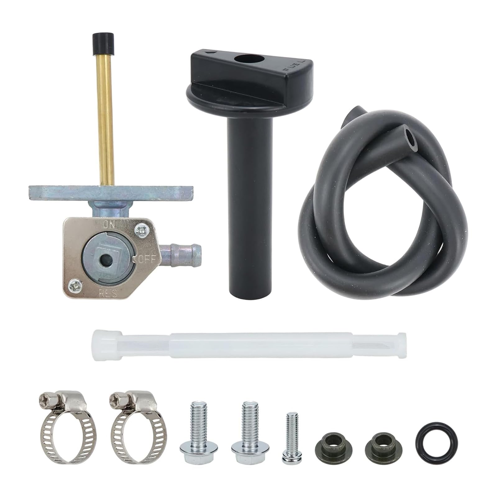Tsophreniq Oil Container Switching Petcock Easy Installation For Trx250 Trx350 Trx400 Trx420 Trx450 Trx500 Trx650 Motorcycle Oil Adapter Replacement