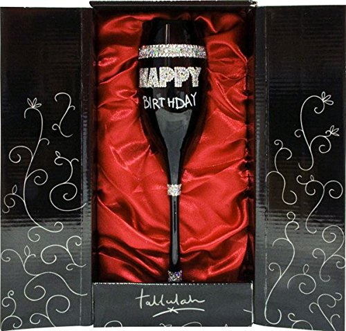 FRAMAN Copa Cava (CHAMPÁN) para Regalo Original DE CUMPLEAÑOS, con GRABACIÓN Happy Birthday