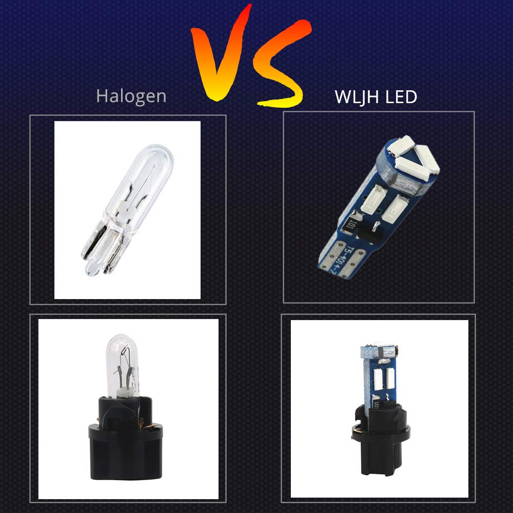 Bright Light ME + Amazon.com: WLJH Super Bright T5 Bulb 74 2723 Led Light with