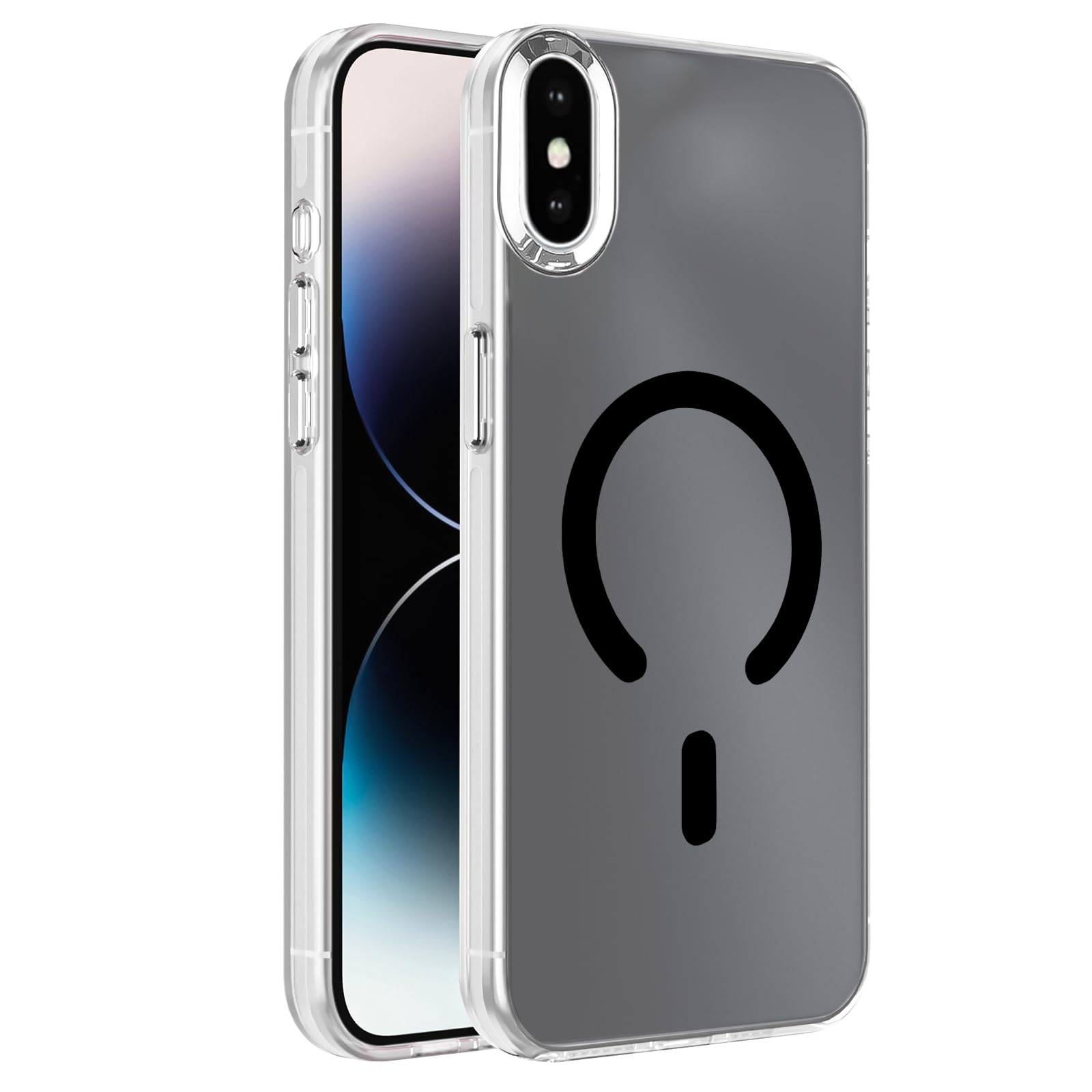 Dl3 Mobilak Case For iPhone X/iPhone XS Case Crystal Clear [Not Compatible with MagSafe] Soft TPU Gel Case Flexible Silicone Anti-Scratch Transparent TPU Cover