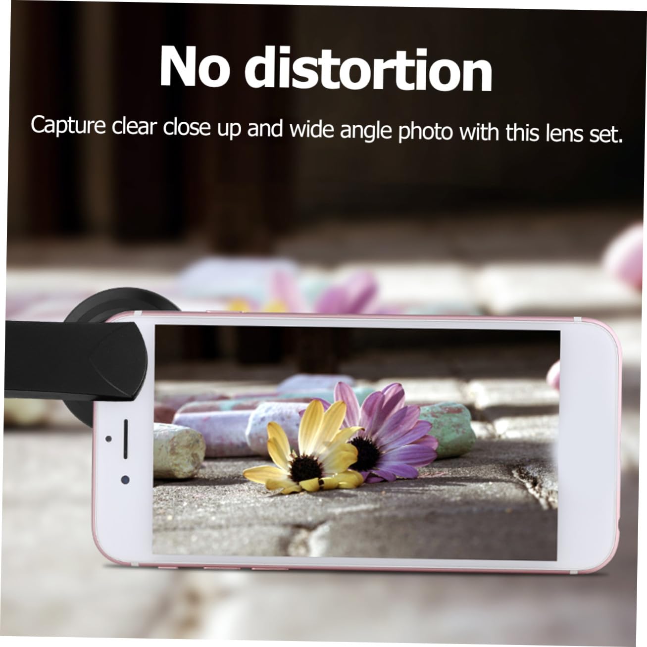 Obiettivo Macro 37mm per Smartphone 15x con Clip 4k Nero | Lega di Alluminio e Lente Ottica, per Fiori e Gioielli, Dettaglio Ravvicinato per Fotografia Professionale