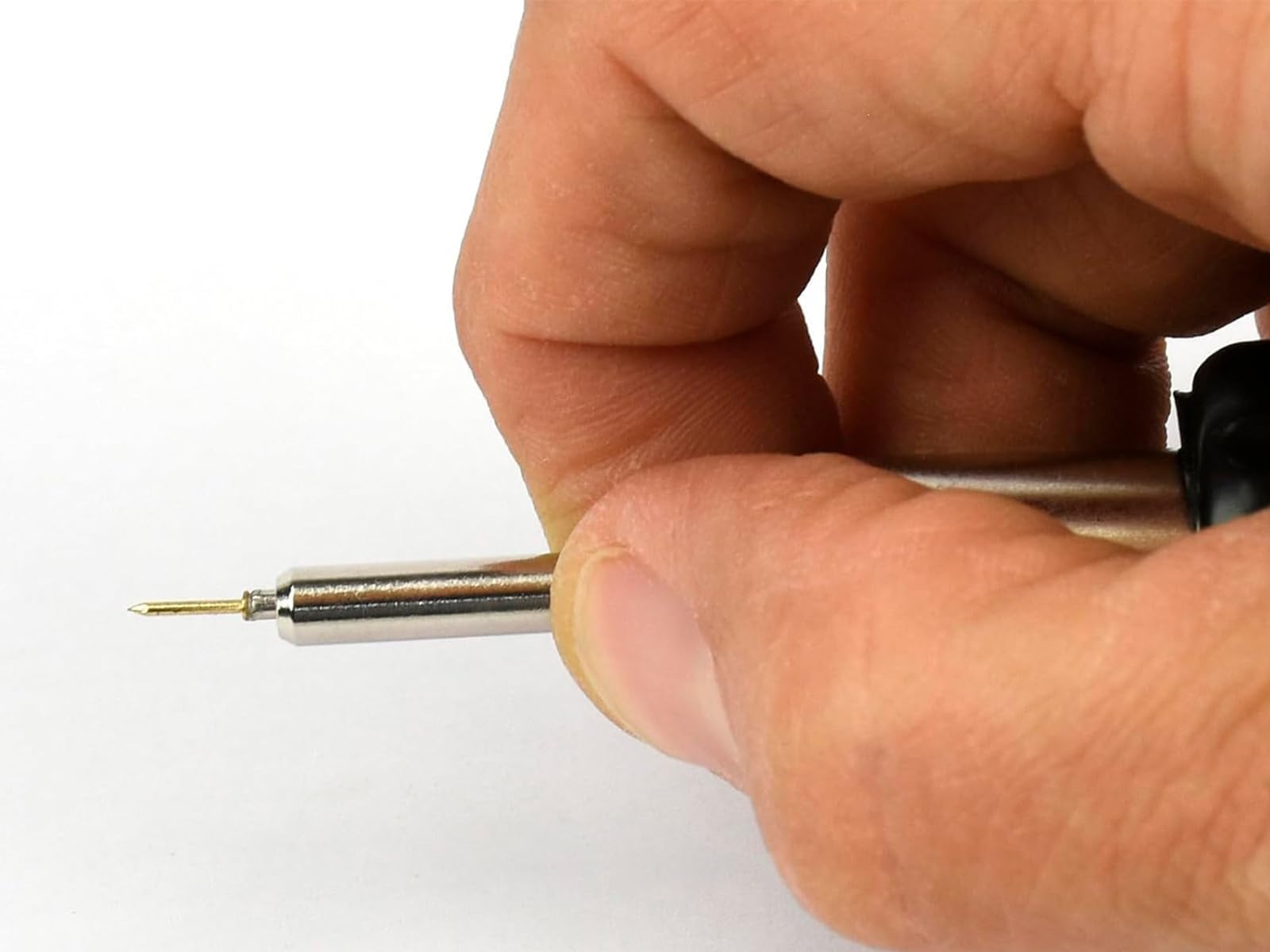 Artesanía Latina - Clavador Magnético para Modelismo y Manualidades - 100 Clavos de Hierro Latonado 5 mm y 10 mm - Modelo 27023-1 - Kit de Herramientas de Maquetas para Montar