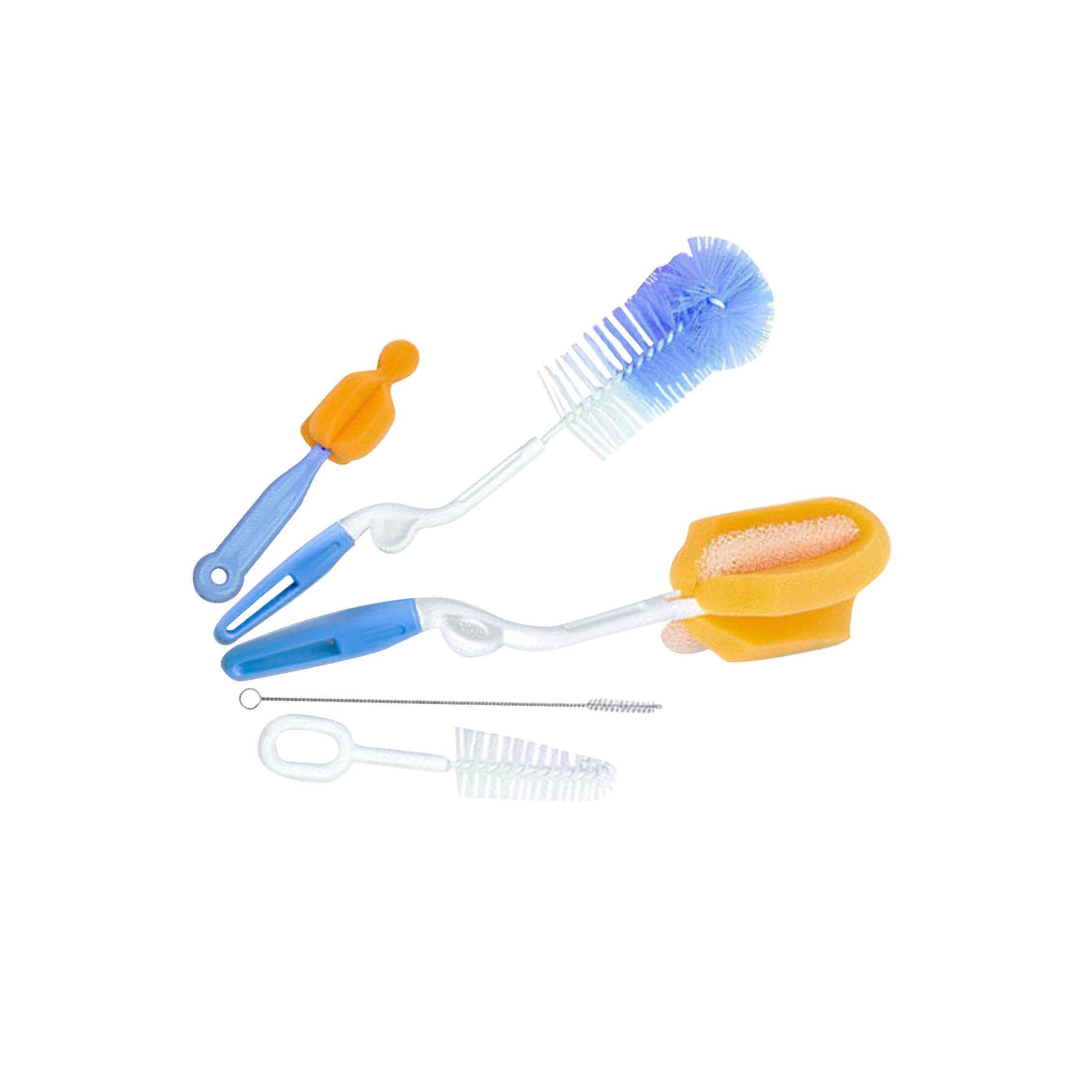 AMSLSIU Sponge Made Of Nylon And PP Cleaning Brush Set Babies Including Deep Clean Screaming Bottle Straw Convenient For Storing And Carrying. Baby Bottle, 5 pcs