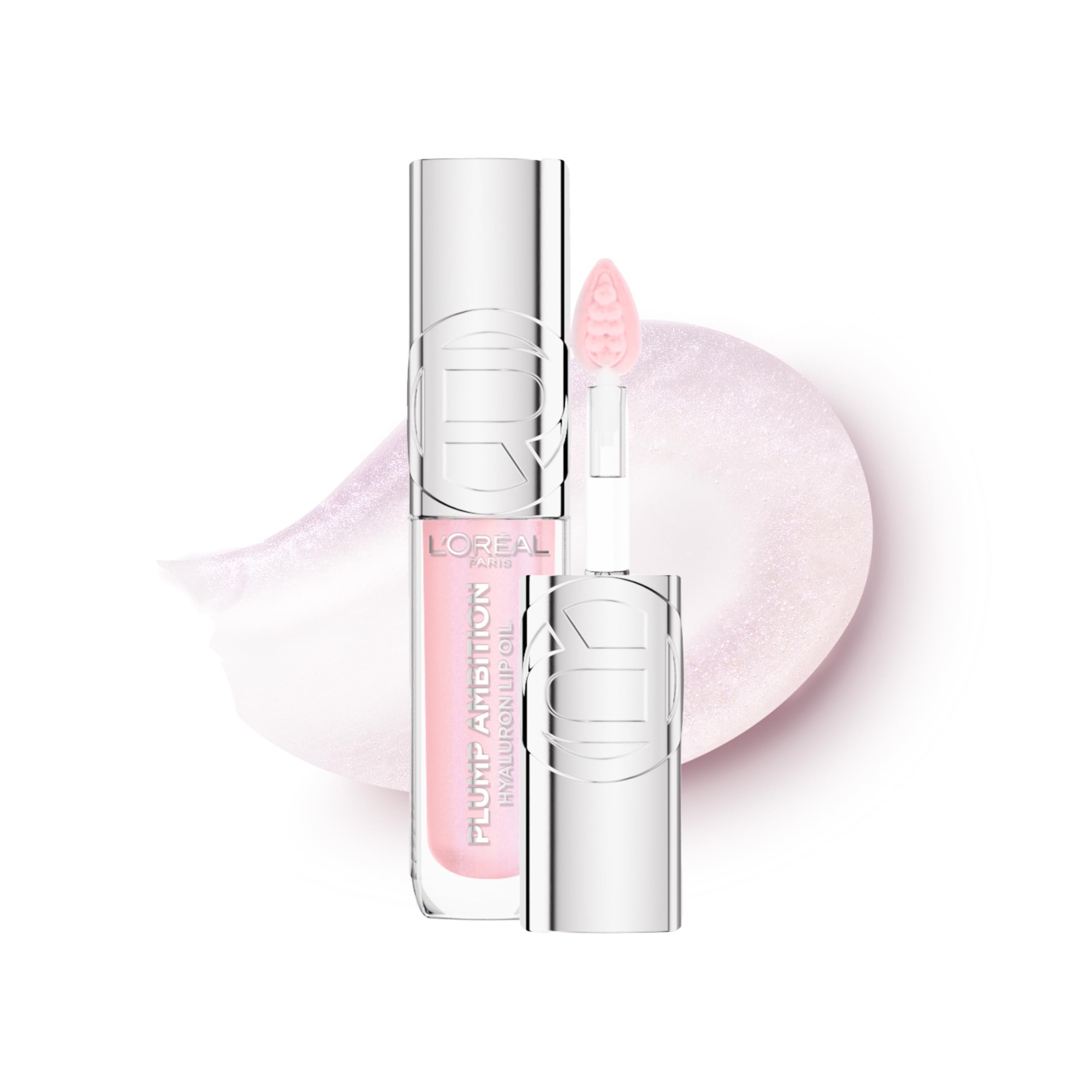 L'Oréal Paris Lip Oil Plump Ambition Glass-Like Finish 101 Crystal Clear