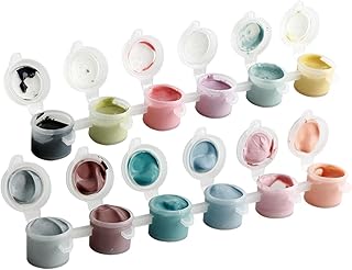 SM SunniMix Underglaze Color Pigment Set, Pottery Glaze Ceramic Pigments, Medium Temperature DIY Painted Painting Pigments Crafts for Beginners, Style A