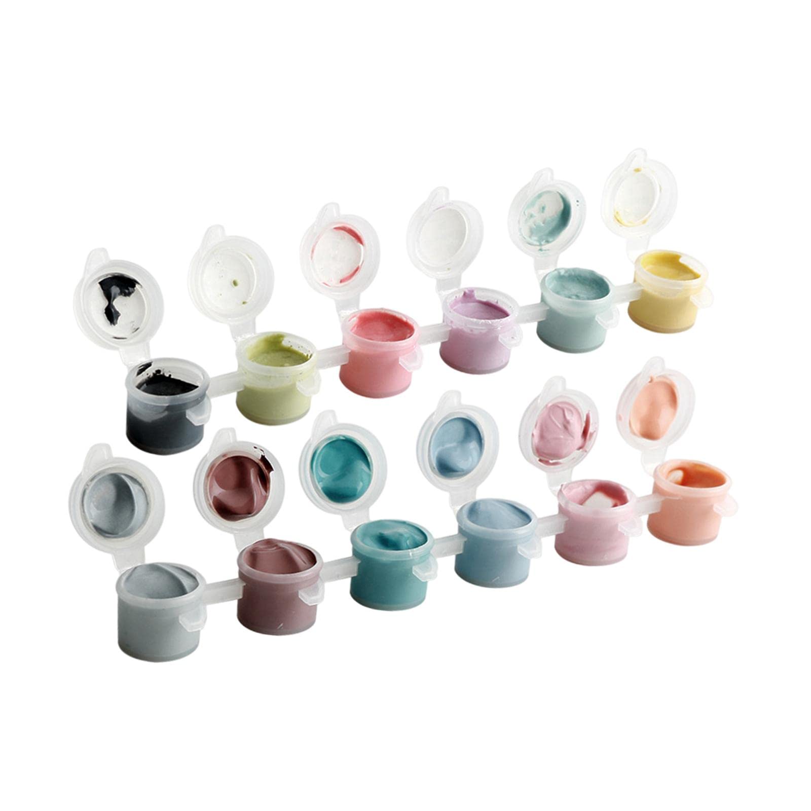 Colaxi Ceramic Pigments Underglaze Color Pigment Set Underglaze Painted Medium Temperature Supplies Painting Pigments DIY Crafts Art for Beginners, 12pcs Style A