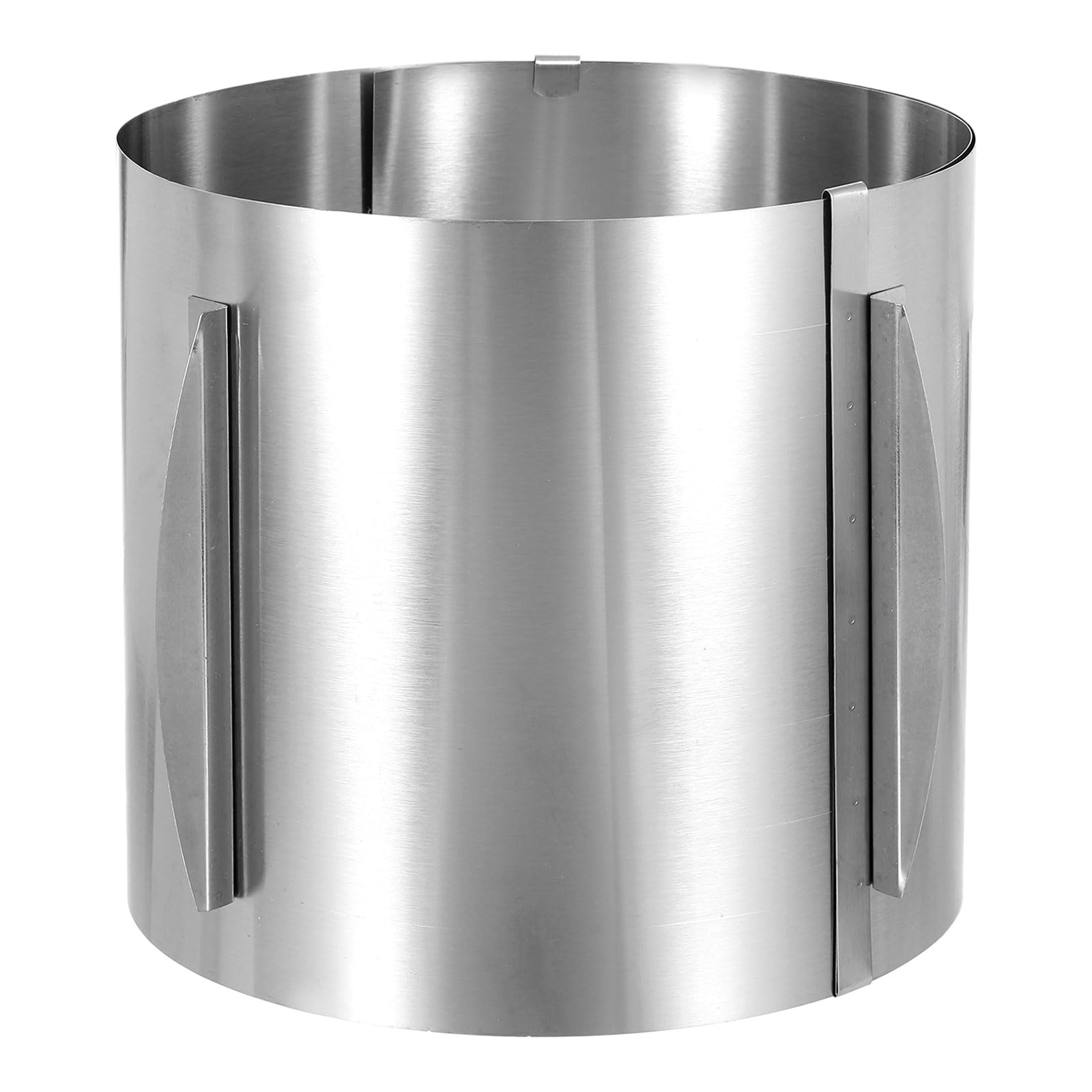 HARFINGTON Kuchenring, 15,2 cm bis 30,5 cm, 19 cm hoch, verstellbarer runder Kuchenring, Edelstahl, Mousse, Backformen, Backzubehör zum Backen, Kochen, Werkzeug